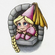 Little Rapunzel t-shirt